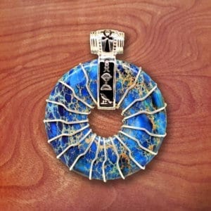 blue jasper, amulet