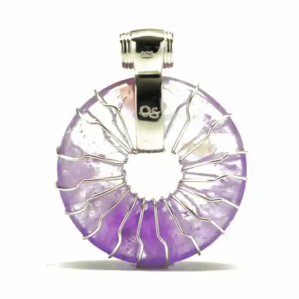 Amethyst Solar Egyptian Amulet - Image 2